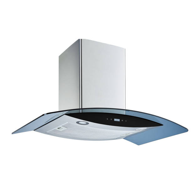 Winflo Wall Mount Range Hood Chimney Extension & Reviews Wayfair